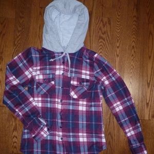 5/$25 - very soft hooded shirt